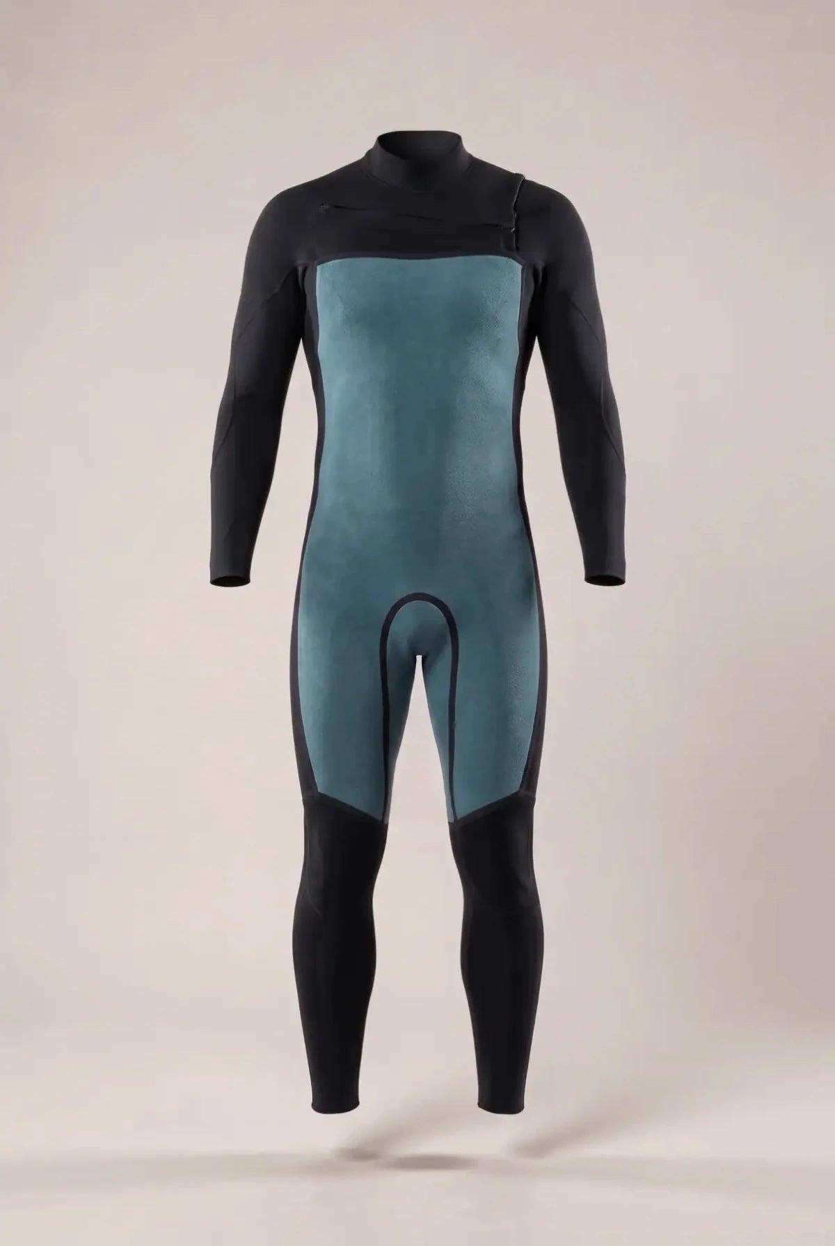 Men's 3/2mm Steamer V3 front turned inside out, thermal lining