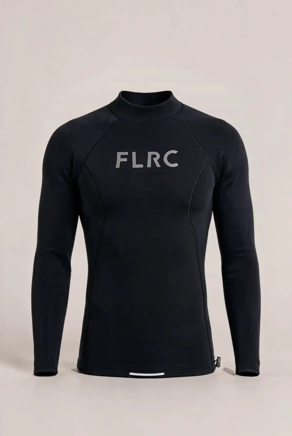 Flatrock 1.5mm long sleeve wetsuit top, V2, front